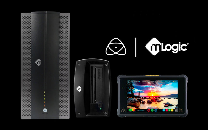 Streamline your Atomos workflow with mLogic storage solutions!