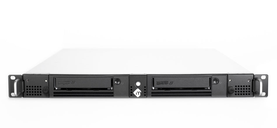 mRack 1U Rack Mountable Thunderbolt LTO-8  with dual drives