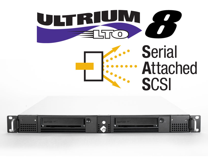 lto様 1U Rack-Mountable SAS LTO-8 Solutions - mLogic